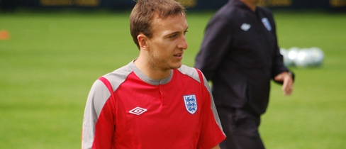 Mark Noble in training